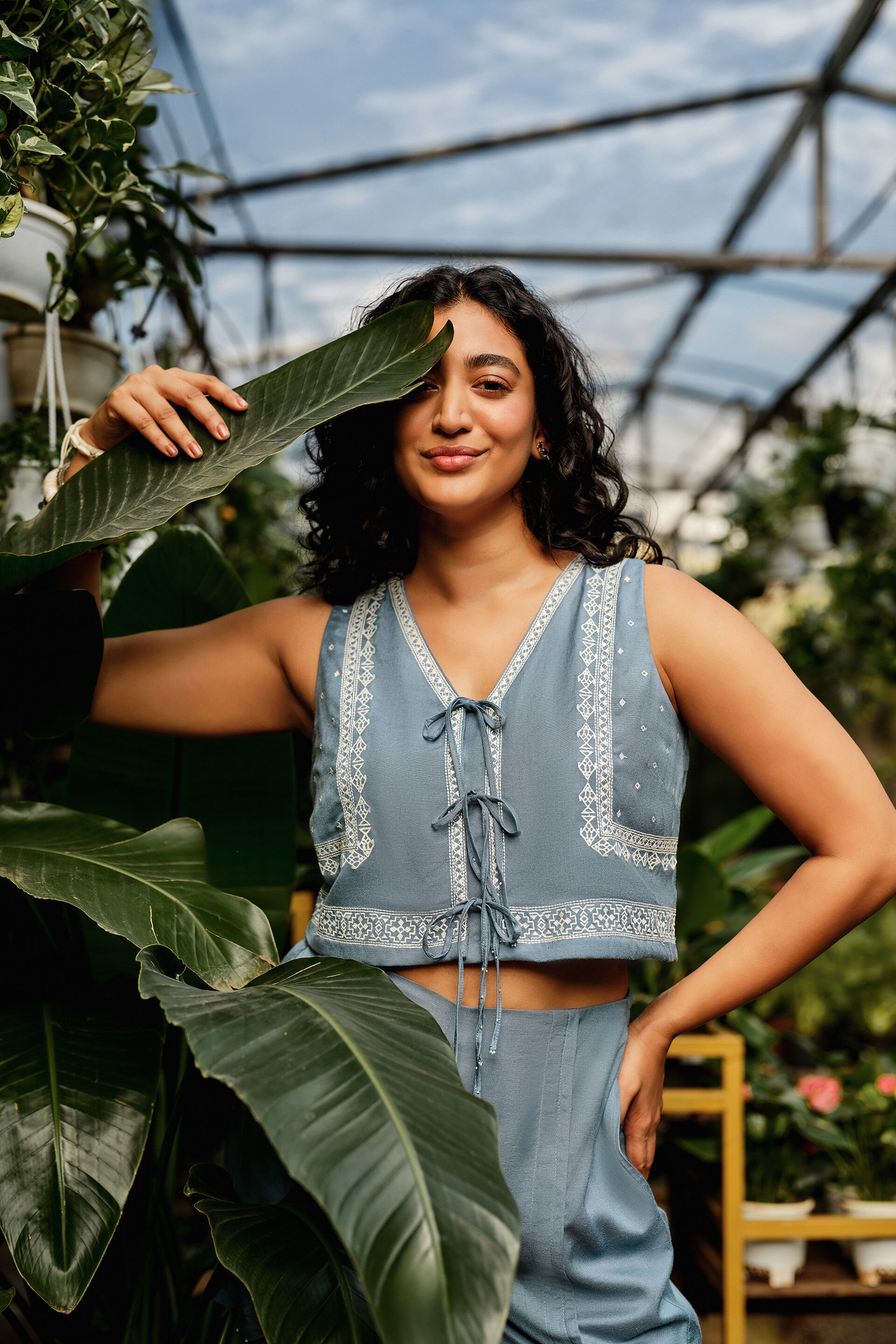 Barf Blue Co-ord Set, Blue, image 3